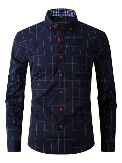 Chemise Oxford homme Slim Fit manches longues