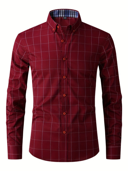 Chemise Oxford homme Slim Fit manches longues