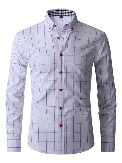 Chemise Oxford homme Slim Fit manches longues
