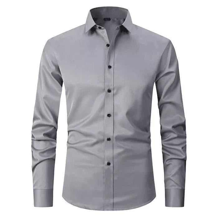 Chemise homme manches longues stretch infroissable