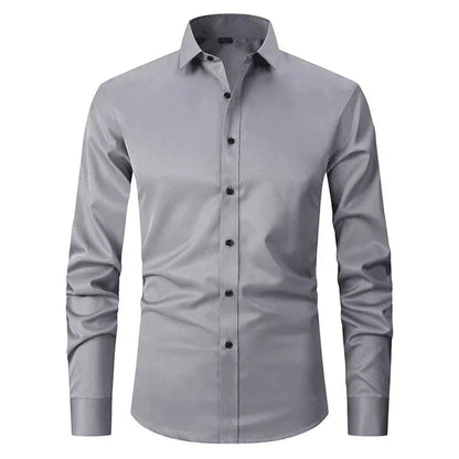 Chemise homme manches longues stretch infroissable