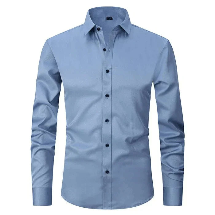 Chemise homme manches longues stretch infroissable