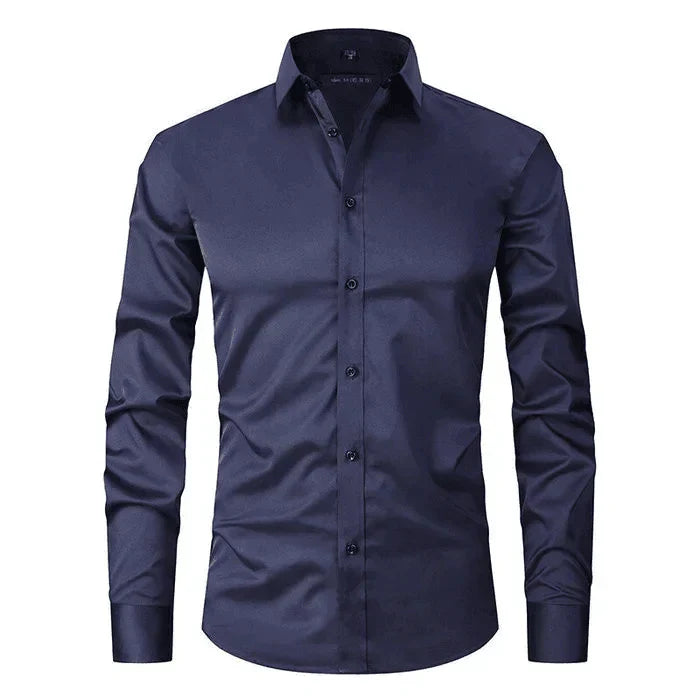 Chemise homme manches longues stretch infroissable