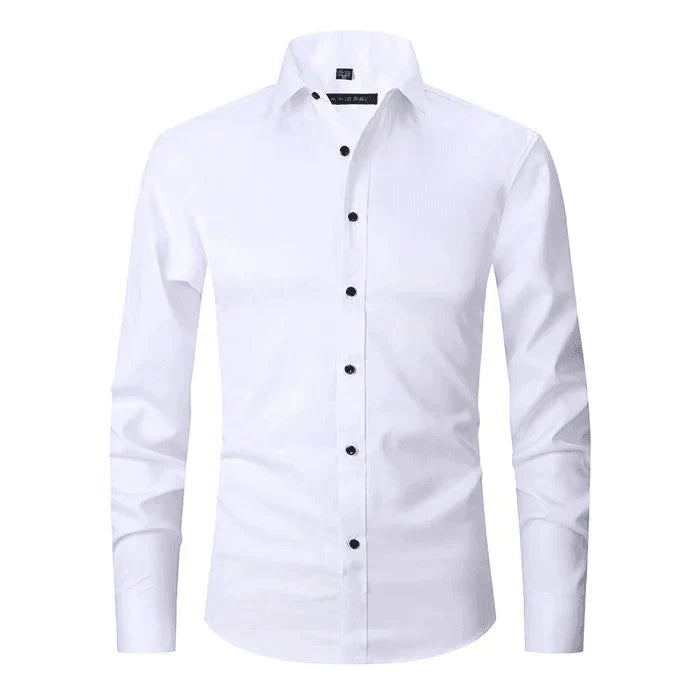 Chemise homme manches longues stretch infroissable