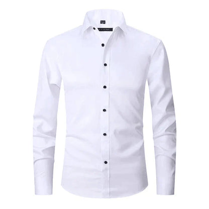 Chemise homme manches longues stretch infroissable