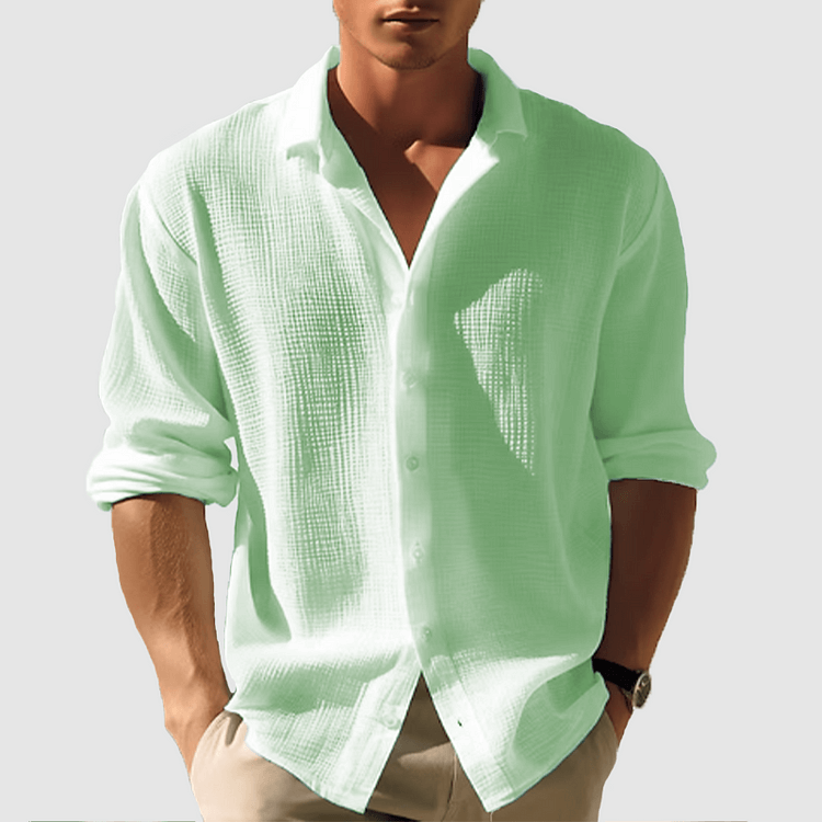 Chemise d'été légère pour hommes Élégante