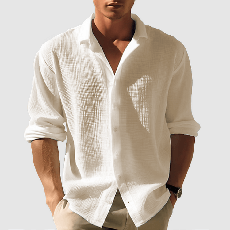 Chemise d'été légère pour hommes Élégante