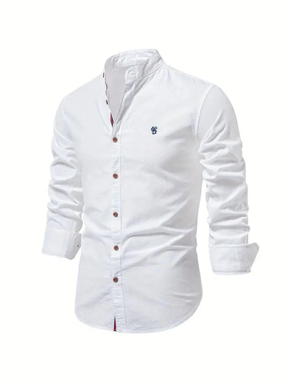Chemise Homme Slim Fit Manches Longues Confort