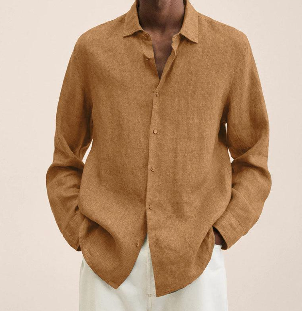 Chemise homme coupe moderne décontractée