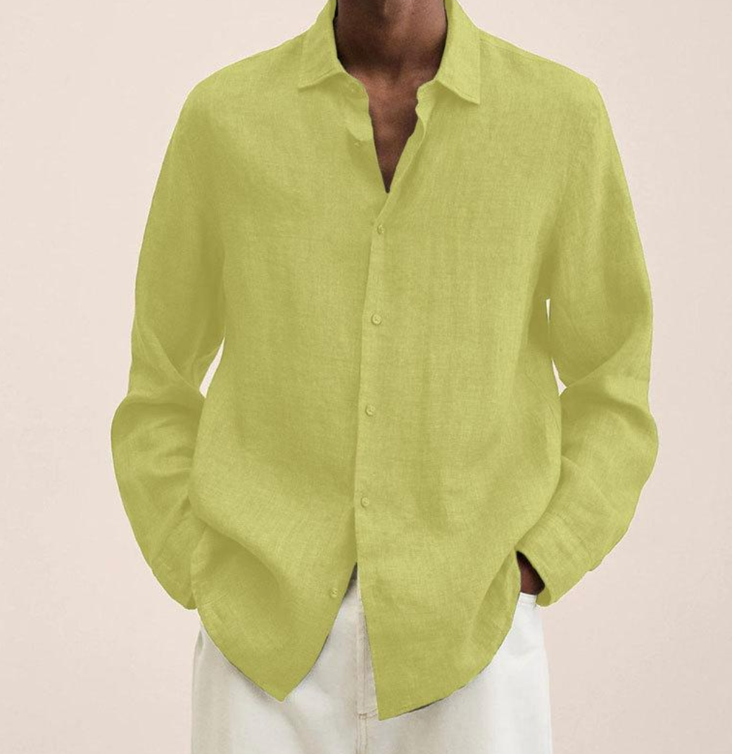 Chemise homme coupe moderne décontractée