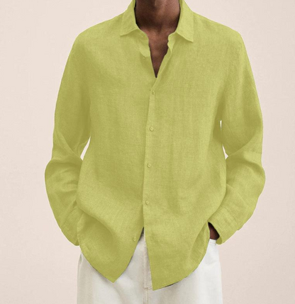 Chemise homme coupe moderne décontractée