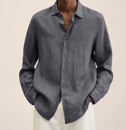 Chemise homme coupe moderne décontractée