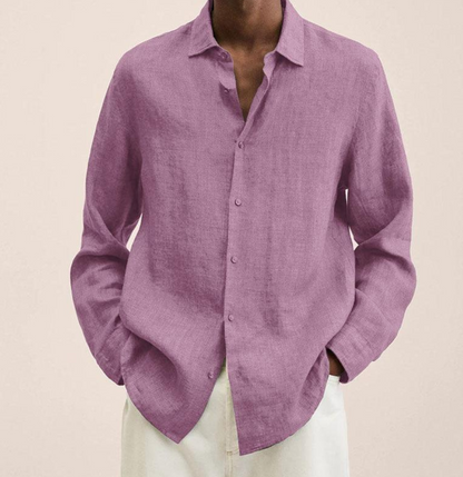 Chemise homme coupe moderne décontractée