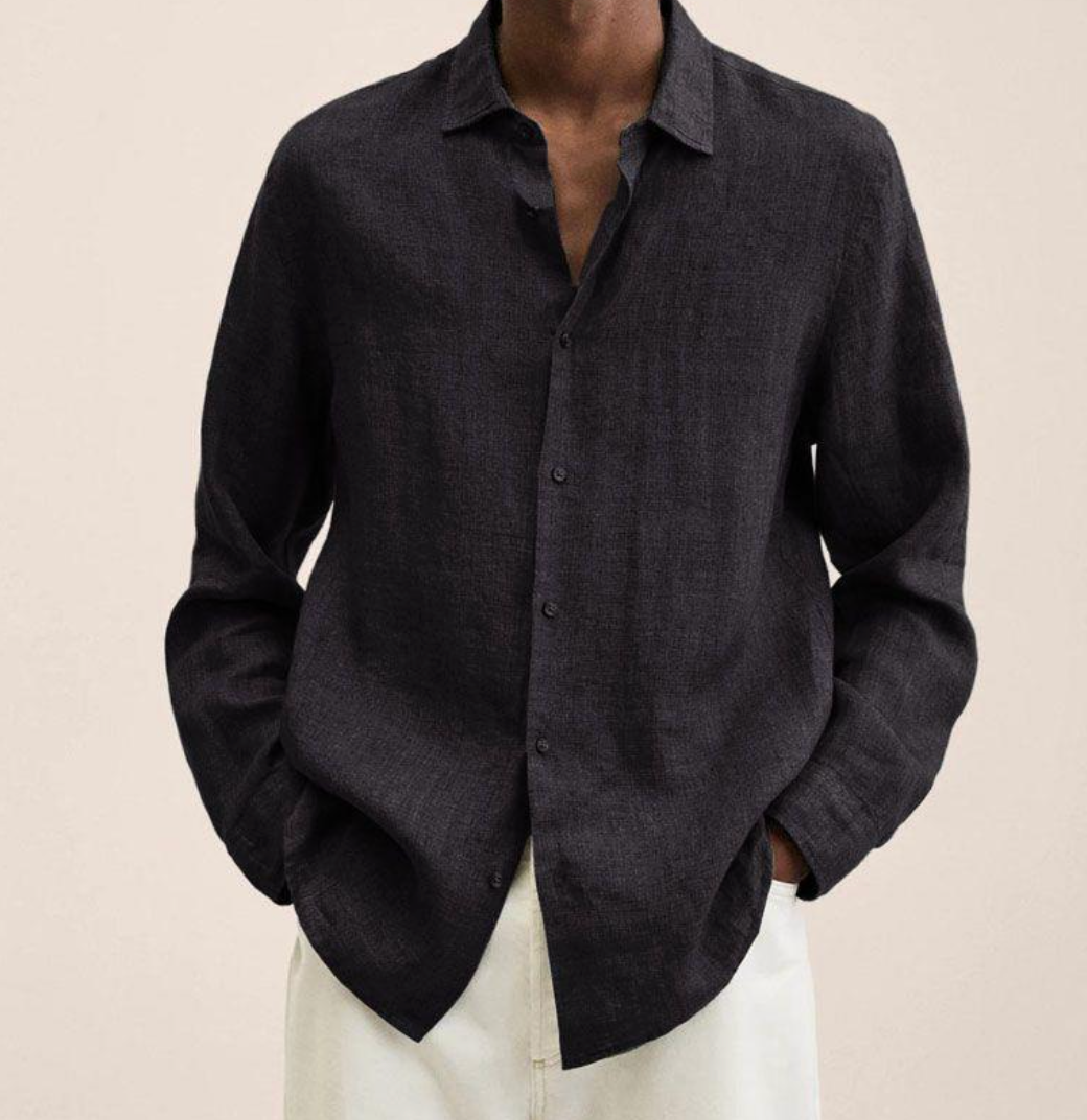 Chemise homme coupe moderne décontractée