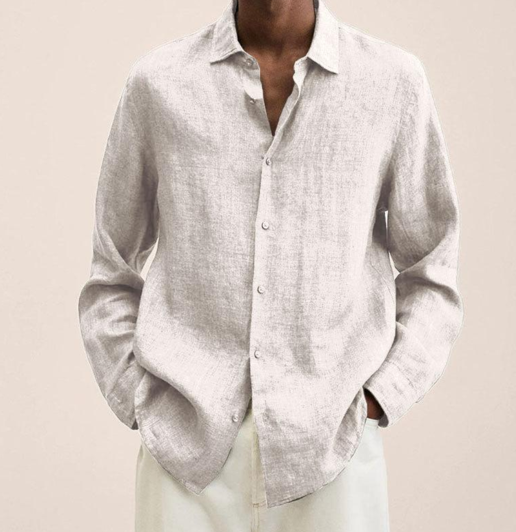 Chemise homme coupe moderne décontractée