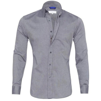 Chemise élégante pour homme, manches longues, infroissable