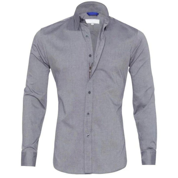 Chemise élégante pour homme, manches longues, infroissable