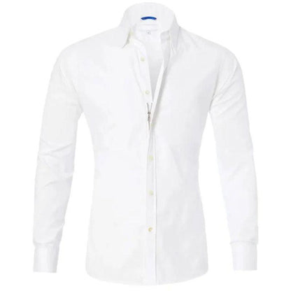 Chemise élégante pour homme, manches longues, infroissable