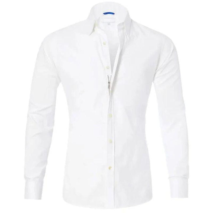 Chemise élégante pour homme, manches longues, infroissable