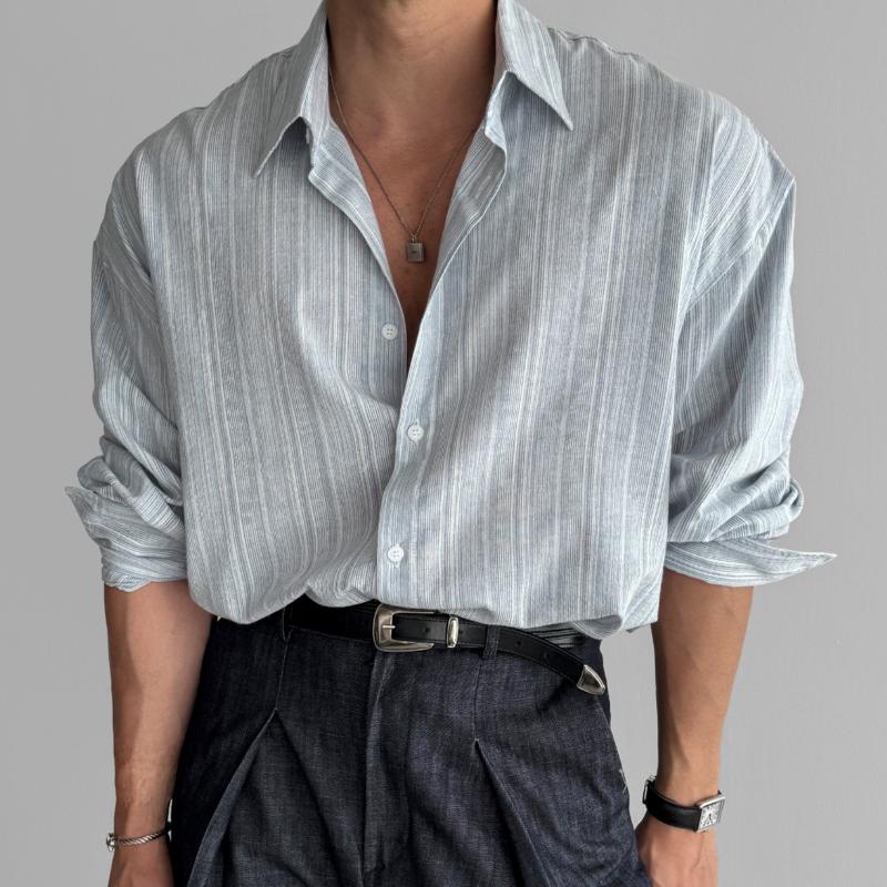 Chemise Homme Manches Longues Classique Moderne