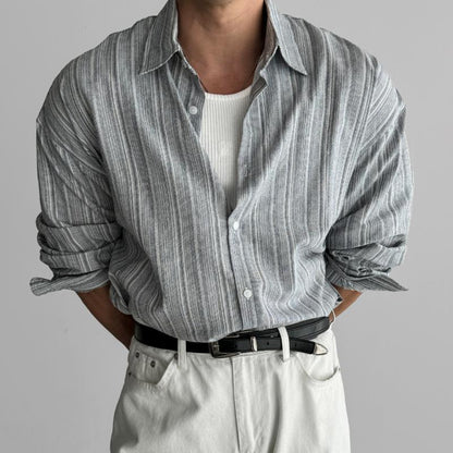 Chemise Homme Manches Longues Classique Moderne