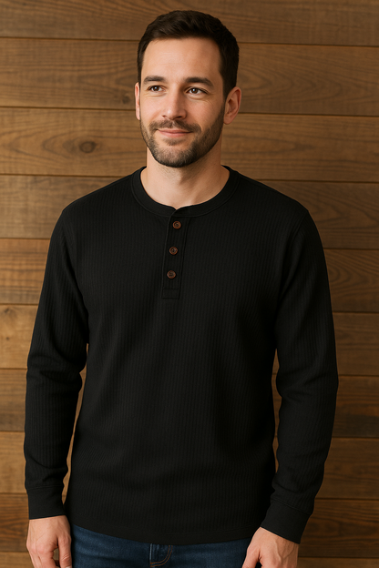 T-shirt gaufré confortable pour homme