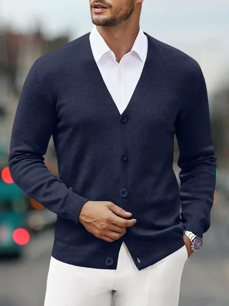 Cardigan Homme Moderne Coupe Slim