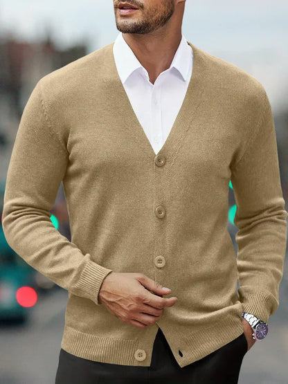 Cardigan Homme Moderne Coupe Slim