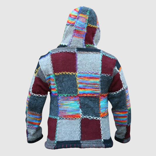 Kuschelige Hoodie Wollmix Relaxed Fit Boho Chic - IdealeKleiden