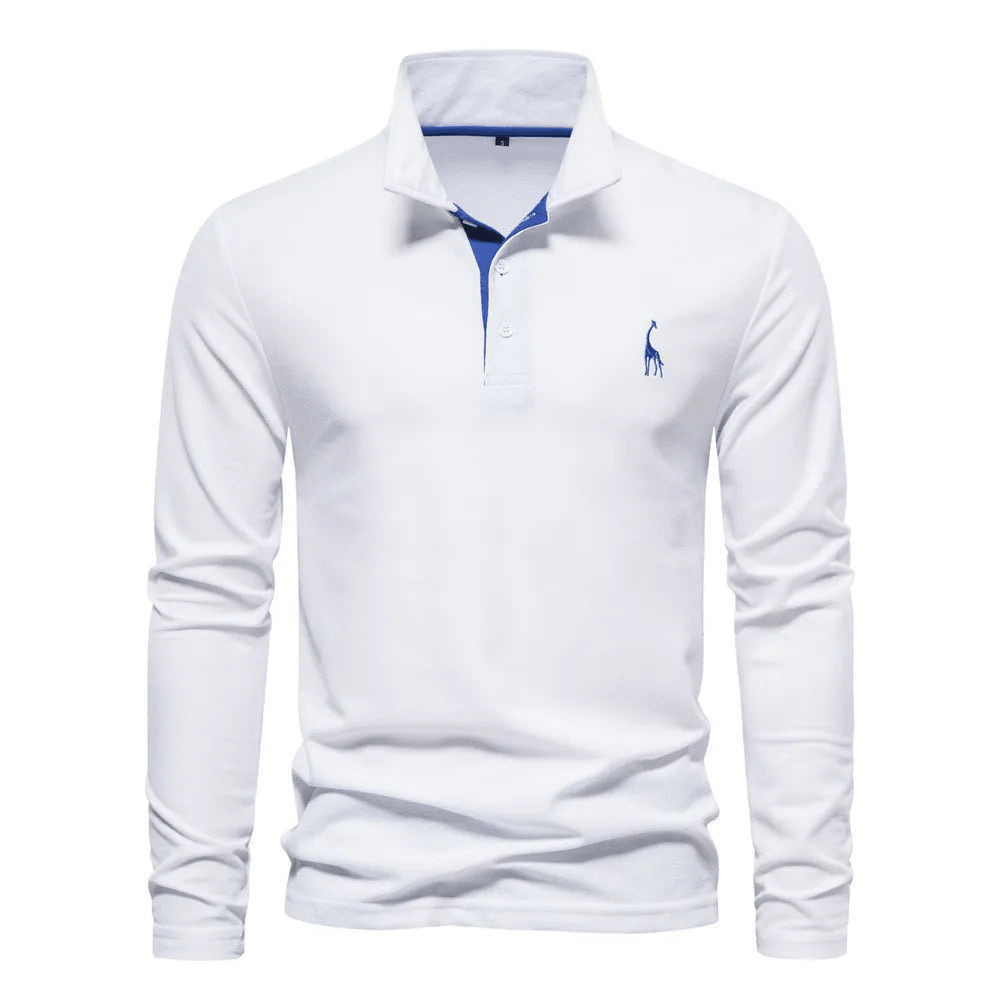 Polo élégant à manches longues pour femme