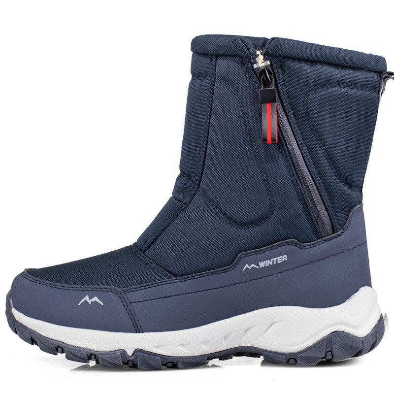 Bottes de neige imperméables femme, mi-hautes, antidérapantes