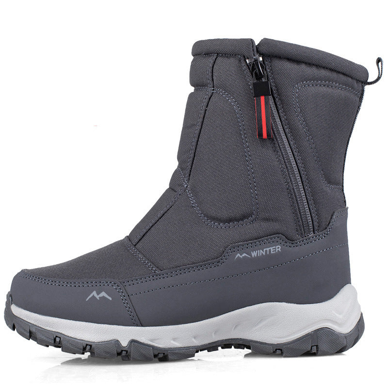 Bottes de neige imperméables femme, mi-hautes, antidérapantes