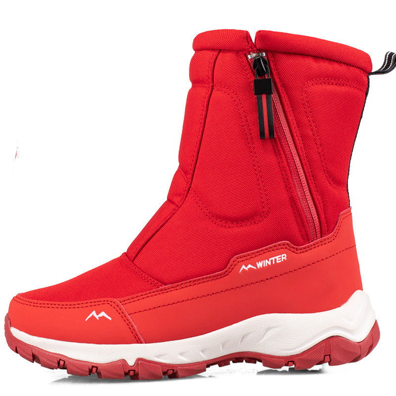 Bottes de neige imperméables femme, mi-hautes, antidérapantes