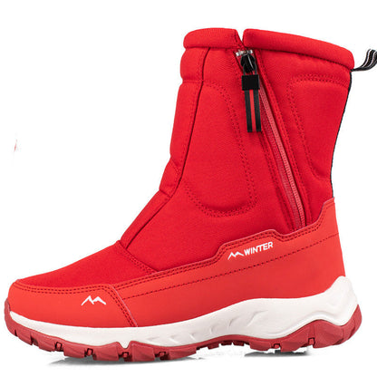 Bottes de neige imperméables femme, mi-hautes, antidérapantes