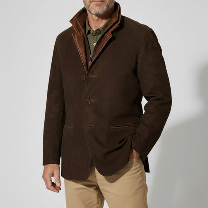 Blouson en cuir stylé - Décontracté et élégant