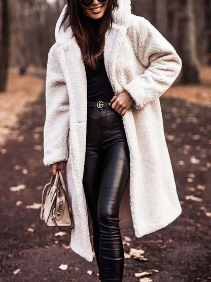 Manteau long et chaud idéal pour femme