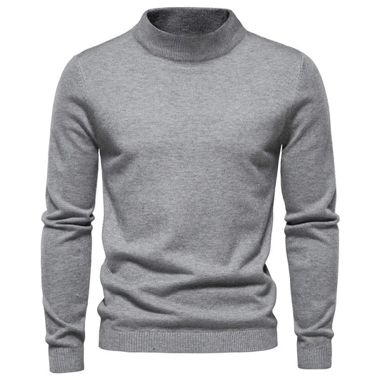 Pull à col roulé chaud en cachemire pour homme