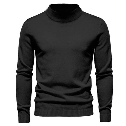 Pull à col roulé chaud en cachemire pour homme
