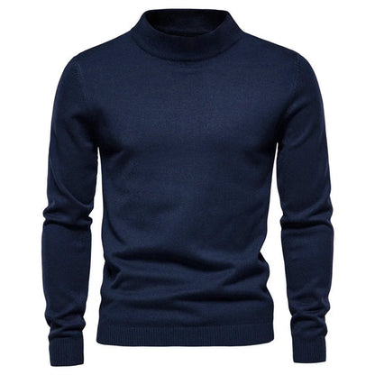 Pull à col roulé chaud en cachemire pour homme