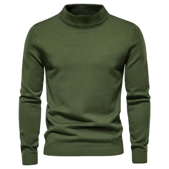 Pull à col roulé chaud en cachemire pour homme
