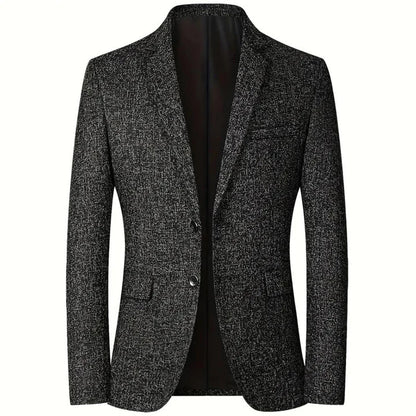 Costume homme blazer élégant simple boutonnage