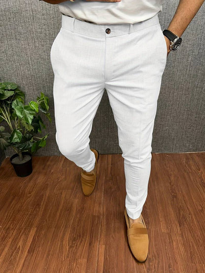 Herren Chinos Slim Fit Elegant - IdealeKleiden