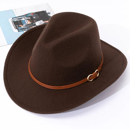 Chapeau homme aspect cuir traditionnel