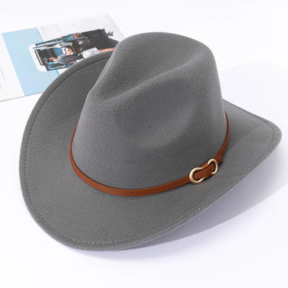 Chapeau homme aspect cuir traditionnel