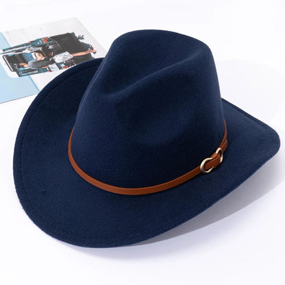 Chapeau homme aspect cuir traditionnel