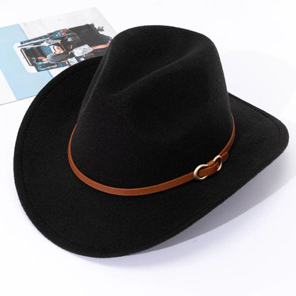 Chapeau homme aspect cuir traditionnel