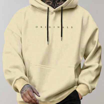 Sweat-shirt à capuche pour homme, confortable, avec poches