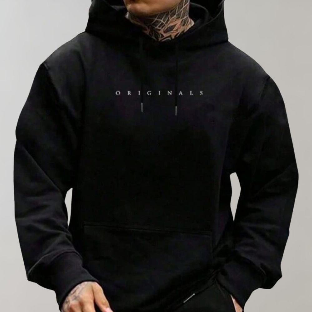 Kapuzenpullover Herren Gemütlich Mit Taschen - IdealeKleiden