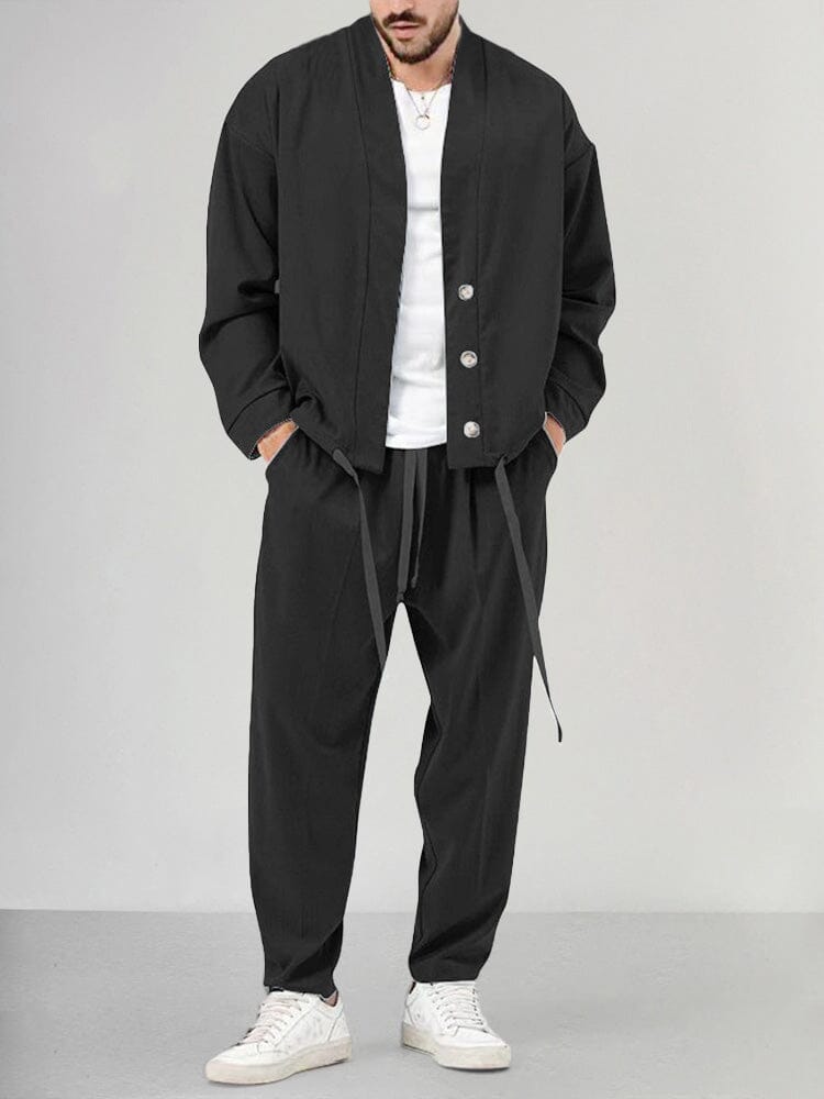 Ensemble Overshirt Homme Confortable Deux Pièces