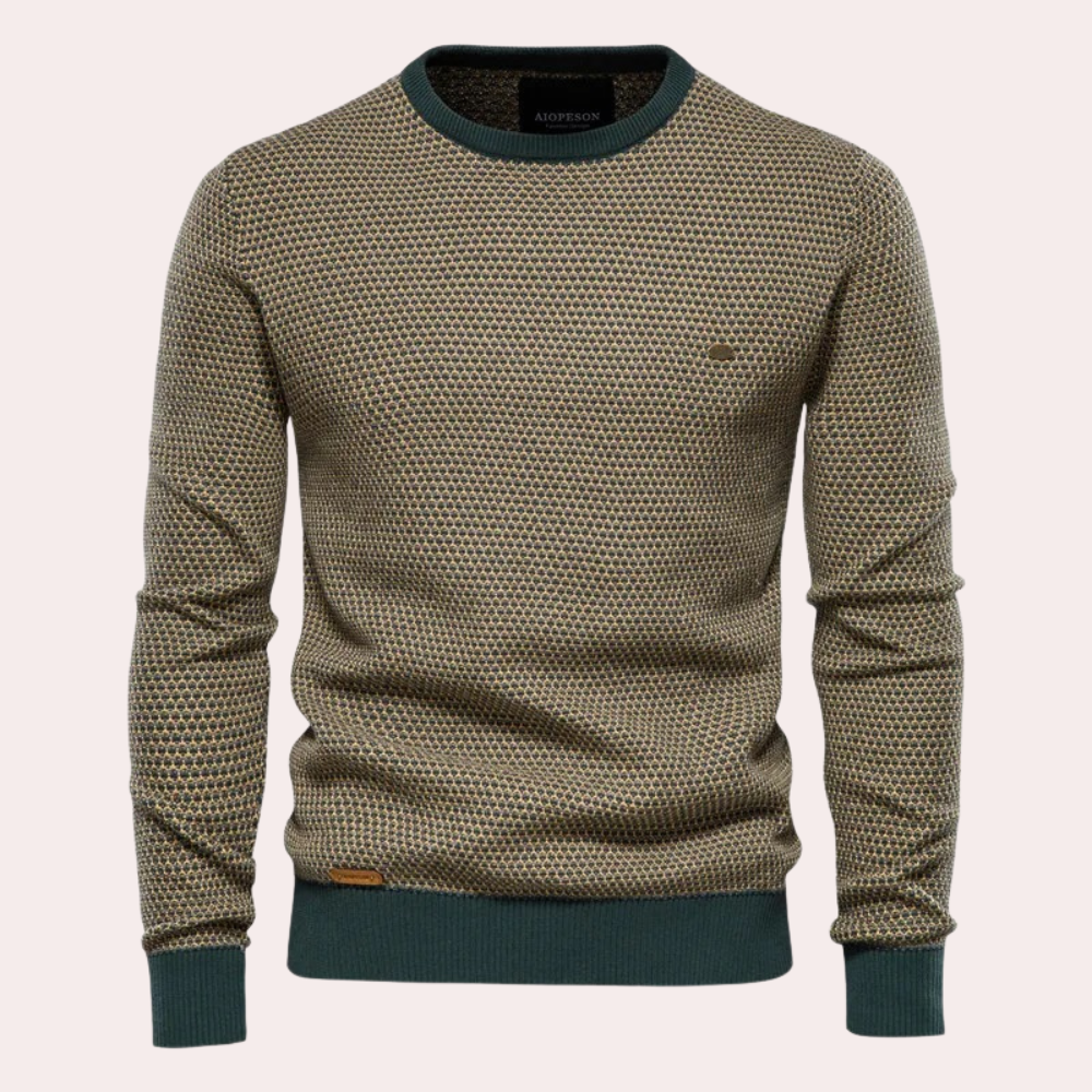 Pull tricoté homme Col rond Coupe moderne